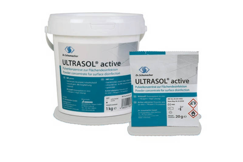 granulado concentrado basado en ácido peracético ULTRASOL active
